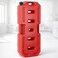 AUTO FAMILY 30L Portable Gasoline Fuel Can Red, Gas Container with Secure Cap, Petrol Storage Cans, Gasoline Oil Container Fuel Canister, Emergency Backup Gas Can Fuel Oil Petrol Storage