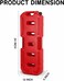 AUTO FAMILY 20L Portable Gasoline Fuel Can, Gas Container with Secure Cap, Petrol Storage Cans, Gasoline Oil Container Fuel Canister, Emergency Backup Gas Can Fuel Oil Petrol Storage (Red - 20L)