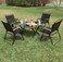 AUTO FAMILY Folding Aluminum Camping Table 90CM &ndash; Roll-Up Table, Portable Lightweight Grill Table for Outdoor, Folding Table, Portable Outdoor Table (Black - 90CM)