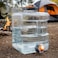 AUTO FAMILY 20L Transparent Water Storage Container with Spout Tap &ndash; Water Storage Containers, Water Tank Water Storage Tank, Plastic Water Tank