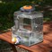 AUTO FAMILY 15L Transparent Water Storage Container with Spout Tap &ndash; Water Storage Containers, Water Tank Water Storage Tank, Plastic Water Tank