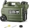 AUTO FAMILY 28L Portable Outdoor Camping Trolley Water Storage Container &ndash; BPA-Free, Durable Camping Water Jug with Spout &amp; Accessories
