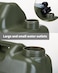 AUTO FAMILY 25L Portable Outdoor Camping Water Storage Container &ndash; BPA-Free, Durable Camping Water Jug with Spout &amp; Accessories