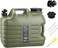 AUTO FAMILY 25L Portable Outdoor Camping Water Storage Container &ndash; BPA-Free, Durable Camping Water Jug with Spout &amp; Accessories