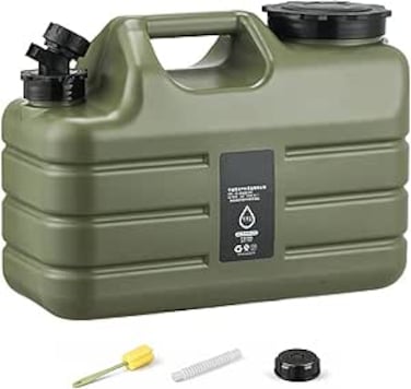 AUTO FAMILY 11L Portable Outdoor Camping Water Storage Container &ndash; BPA-Free, Durable Camping Water Jug with Spout &amp; Accessories