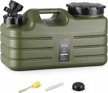 AUTO FAMILY 5L Portable Outdoor Camping Water Storage Container &ndash; BPA-Free, Durable Camping Water Jug with Spout &amp; Accessories