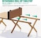 AUTO FAMILY Folding Aluminum 120CM Camping Table &amp; 4Pcs Chair Set &ndash; Roll-Up Table, Portable Lightweight Grill Table for Outdoor, Folding Table, Portable Outdoor Table, picnic table metal