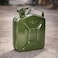 AUTO FAMILY 5L Military Green Metal Jerry Can For Cars, Jeeps &amp; Other Vehicles