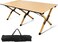 AUTO FAMILY Folding Aluminum Camping Table Brown (120 CM) &ndash; Aluminum Roll-Up Table, Portable Lightweight Grill Table for Outdoor, Folding Table, Portable Outdoor Table, picnic table metal