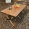 AUTO FAMILY  (150 CM) Folding Aluminum Camping Table Brown (150 CM)