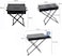 AUTO FAMILY Portable Folding Charcoal BBQ Barbeque Grill (BLACK_X-SHAPE) &ndash; Outdoor BBQ Grill, BBQ Folding Grill, Portable BBQ Grill Camping