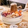 AUTO FAMILY Portable Folding Charcoal BBQ Barbeque Grill (BEIGE), Outdoor BBQ Grill, BBQ Folding Grill, Portable BBQ Grill Camping