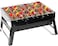 AUTO FAMILY Portable Folding Charcoal BBQ Barbeque Grill (BLACK) &ndash; Outdoor BBQ Grill, BBQ Folding Grill, portable bbq grill camping