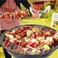 AUTO FAMILY Portable Folding Charcoal BBQ Barbeque Grill (RED), Outdoor BBQ Grill, BBQ Folding Grill, Portable BBQ Grill Camping