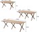 AUTO FAMILY 120CM Folding Aluminum Camping Table Beige &ndash; Roll-Up Table, Portable Lightweight Grill Table for Outdoor, Folding Table, Portable Outdoor Table, picnic table metal (Beige - 120CM)