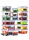 Kitchen Storage Box, Food Organizer, Meal Prep Containers, 16 PCS Airtight Re-usable Food Storage Containers with Lids, Stackable Organizer Boxes