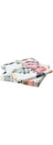 jqm Smaksinne Pack Of 30 Paper Napkin, Multicolour, Flower, 33X33 Cm