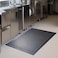 TerraTuf Anti-Fatigue Rubber Floor Mat 2 Pack Restaurant Kitchen Mats for Floor Non-Slip Bar Floor Mats Doormat Drain Mats Tool Garage Indoor Outdoor Use 3ft x 60 Inch Black
