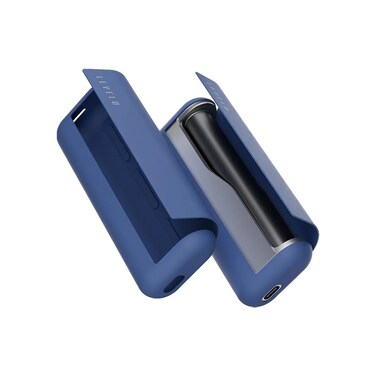 Levelo Nikko Silicone Case Compatible with IQOS Iluma 2023, Elevated Durability, Slip-Resistant, Ultra-Slim, Lightweight &amp; Portable, Impact &amp; Dust Resistant - Blue
