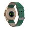 Levelo Oak Automatique Hybrid Smartwatch, Bluetooth, Activity Tracker, Health Monitoring, IP68 Water Resistant, Extra Leather Strap, AMOLED, Heart Rate, Blood Oxygen (Green)
