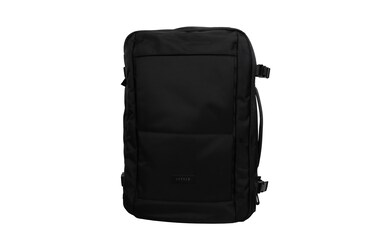Levelo Aeropact Travel Backpack, TPU Composite &amp; Nylon Fabric, IPX7 Waterproof, Padded Design, Built-in Vacuum Storage, Up to 15.6" Laptop Compatibility, Black
