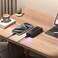 Levelo Swapcell 14400mAh 2 IN 1 Portable Carbon Powerbank, Fast Charging, LED Battery Indicator, Dual Charging Head, Magnetic Attachment, Simultaneous Charging &ndash; Carbon Black