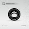 Levelo Lucero 2 In 1 Phone Ring Holder with 135&deg; Flip Design, Comfortable Grip, Non-Slip Surface, Magnetic Ring Included, 4000GS Magnetic Force, Compatible with MagSafe - Black
