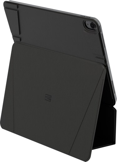 Levelo Luxora Folio Case for iPad Pro 11" 2024, Strong Magnetic Hold, Multi-Fold Design, 130&deg; Adjustable Viewing Angle, Adjustable Height, PC + PU Leather Finish (Black)
