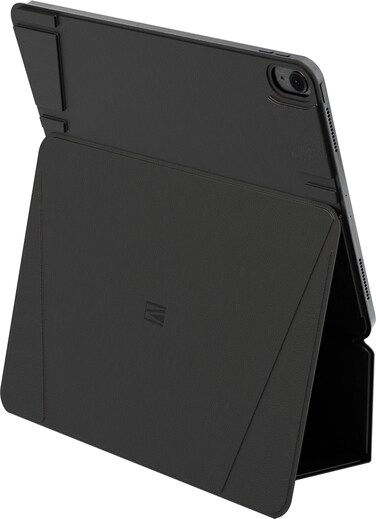كفر Levelo Luxora Folio لجهاز iPad Air 13" (2024)، تثبيت مغناطيسي قوي، تصميم متعدد الطيات، زاوية مشاهدة قابلة للتعديل 130°، ارتفاع قابل للتعديل، جلد PU، مادة غير قابلة للانزلاق – أسود
