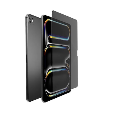 ليفلو متوافق مع ايباد برو / اير 13 بوصة / 11 بوصة 2024 زجاج ألومنيوم عالي السيليكون ، واقي شاشة للخصوصية والشفاف ، كاره للماء ومقاوم للزيوت ، حساسية للمس (خصوصية ، متوافق مع iPad Pro 13 بوصة 2024)