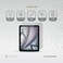 Levelo Compatible with iPad Air 11" 2024 High Silicone Aluminum Glass, Privacy &amp; Clear Screen Protector, Hydrophobic &amp; Oleophobic, Touch Sensitivity for Optimal Display - Clear
