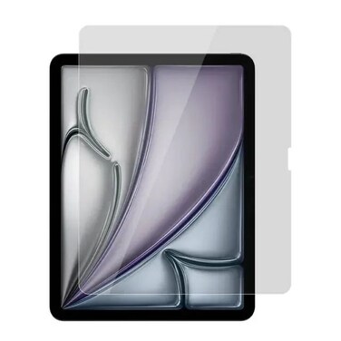 Levelo Compatible with iPad Air 11" 2024 High Silicone Aluminum Glass, Privacy &amp; Clear Screen Protector, Hydrophobic &amp; Oleophobic, Touch Sensitivity for Optimal Display - Clear
