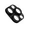 Levelo Compatible with iPhone 16 Pro &amp; 16 Pro Max Trio Pro 2 In 1 Lens &amp; Frame Protector, Anti Scratch &amp; Anti Fingerprint, High Transparency, Aluminum Alloy Frame (Black)
