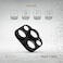 Levelo Compatible with iPhone 16 Pro &amp; 16 Pro Max Trio Pro 2 In 1 Lens &amp; Frame Protector, Anti Scratch &amp; Anti Fingerprint, High Transparency, Aluminum Alloy Frame (Black)
