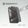 Levelo Compatible with iPhone 16 Pro 2.5D Silk Print Silicone Edge Privacy Screen Protector, Hydrophobic Coating, Bubble-Free Installation, Impact Resistant, Scratch Resistant
