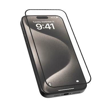 متوافق مع iPhone 16 Pro Max، حماية شاشة Levelo 2.5D بطباعة حريرية وحواف سيليكون، طلاء مقاوم للماء والزيوت، تركيب خالي من الفقاعات، مقاومة للصدمات، مقاومة للخدوش 3H
