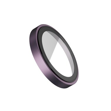 حامي عدسة Duo Levelo متوافق مع iPhone 16/16 Plus، مع 99% شفافية، وضوح بلوري، صلابة 9H، مقاوم للانفجار، مقاوم للخدش، مقاوم لبصمات الأصابع (وردي)
