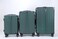 Levelo RoamTrio ABS 3 Set Luggage, 210D Lining, Iron Trolley, Double Wheels, Combination Lock, Shock &amp; Scratch Resistance, Soft Rubber Handle, Impact-Resistant Corners, Weighing Scale, Forest Green
