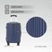 Levelo RoamTrio ABS 3 Set Luggage, Iron Trolley, 210D Lining, Shock and Scratch Resistance, Double Wheels, Hypoallergenic Interior, Integrated Weighing Scale &ndash; Dark Blue