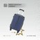 Levelo RoamTrio ABS 3 Set Luggage, Iron Trolley, 210D Lining, Shock and Scratch Resistance, Double Wheels, Hypoallergenic Interior, Integrated Weighing Scale &ndash; Dark Blue