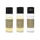 Levelo 3-in-1 20mL Fragrance Set, Parisian Dusk (Lavender, Benzoin, Leather), Amber Euphoria (Peony, Pomegranates, White Wood), Orchid of Eden (Cardamom, Bergamot, Patchouli), Elegant Scents
