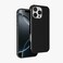 Levelo Mia Matte Silicone Case, Impact-Resistant Corners, 3H Scratch Resistance, Anti Fingerprint, MagSafe Compatible, Metal Camera Ring (Black, for iPhone 16 Pro)
