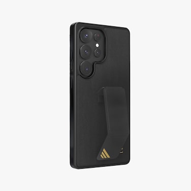 حافظة Levelo Morphix Leather لـ Samsung Galaxy S25 Ultra، مقاومة للخدوش 3H، زوايا مقاومة للصدمات، حامل مدمج من الجلد، جلد PU فاخر، أسود
