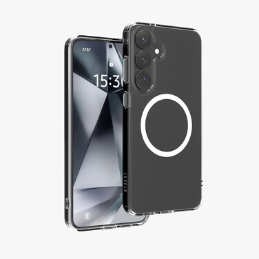 كفر ليفيلو كلارا الشفاف، متوافق مع MagSafe، مصنوع من TPU، مقاومة للخدوش 3H، تقنية Clearview، زوايا مقاومة للصدمات، جودة مضمونة - شفاف (S25 Plus)
