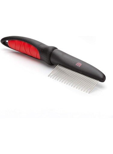 Mikki Dog, Cat Moulting Comb - Anti Tangle Shedding Comb - Grooming Comb - Matt and Tangle Remover, clear