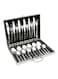 24-Piece Stainless Steel Cutlery Set Silver
