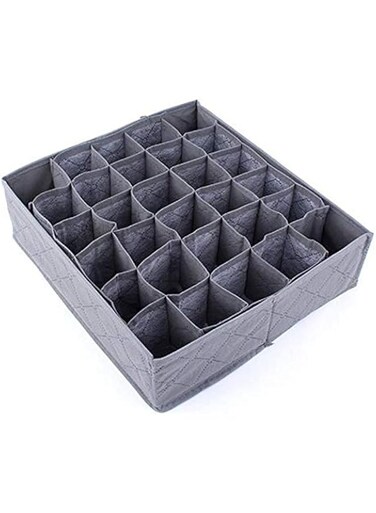 SKEIDO Non-Woven Fabric Foldable Underwear Socks Storage Box Useful 30 Cells Container