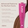 Clara Oil-Coated Protective Auto-Curler &ndash; Anti-Burn, Tangle-Free, Auto Shut-Off   3 Heat Settings &amp; Dual Rotation   Salon-Quality Curls for All Hair Types, Pink