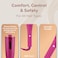Clara Oil-Coated Protective Auto-Curler &ndash; Anti-Burn, Tangle-Free, Auto Shut-Off   3 Heat Settings &amp; Dual Rotation   Salon-Quality Curls for All Hair Types, Pink