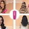 Clara Oil-Coated Protective Auto-Curler &ndash; Anti-Burn, Tangle-Free, Auto Shut-Off   3 Heat Settings &amp; Dual Rotation   Salon-Quality Curls for All Hair Types, Pink